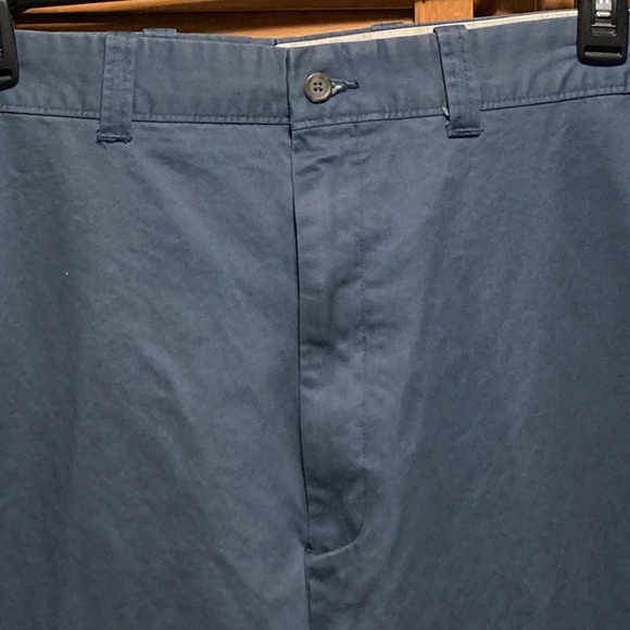 St. Johnsbury Blue Straight Fit Flat Front Chino Pants - Picture 7 of 13